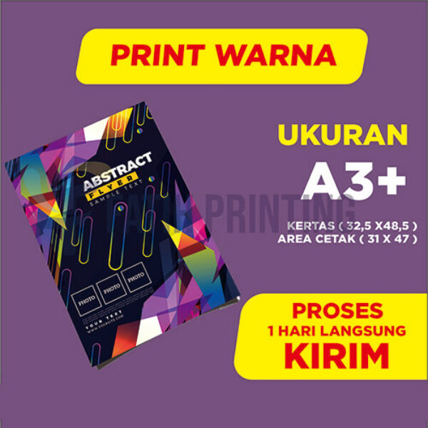 Cetak Digital Warna A3+