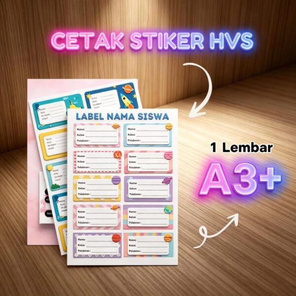 Stiker HVS