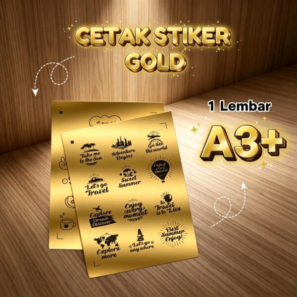 Stiker Gold